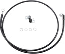 Harley Davidson FXSTS [DRAG SPECIALTIES] - Kit de conduite de frein en vinyle noir étendu-1