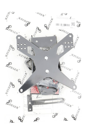 harley davidson flstf [ZIEGER] – Support de plaque d'immatriculation X-Line type E