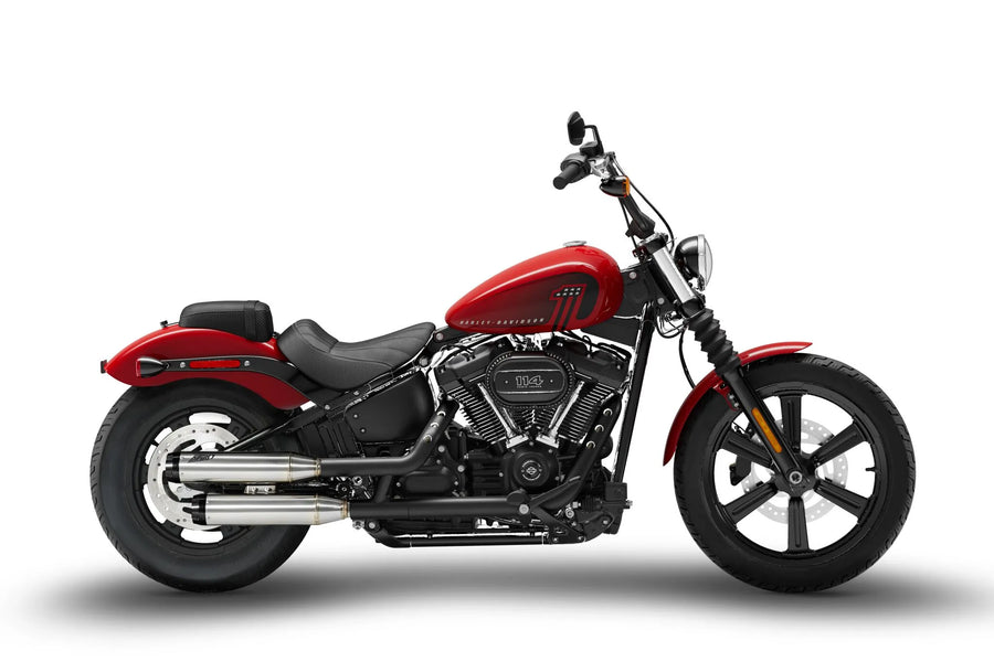 harley-davidson street bob [ZARD] – Overlapped Slip-Ons Schalldämpfer für HD-SOFTAIL M8