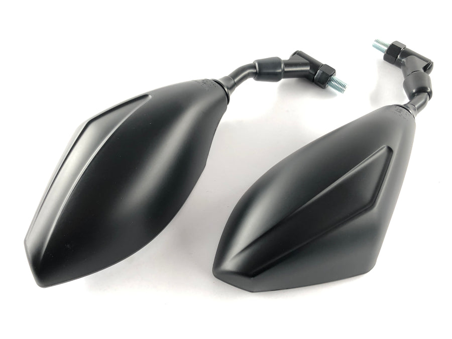 Rétroviseur extérieur Suzuki Yamaha Kawasaki [article en stock] - Rétroviseur carré