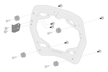 [SW-MOTECH] - PRO adapter kit for TRAX side cases – picture 2
