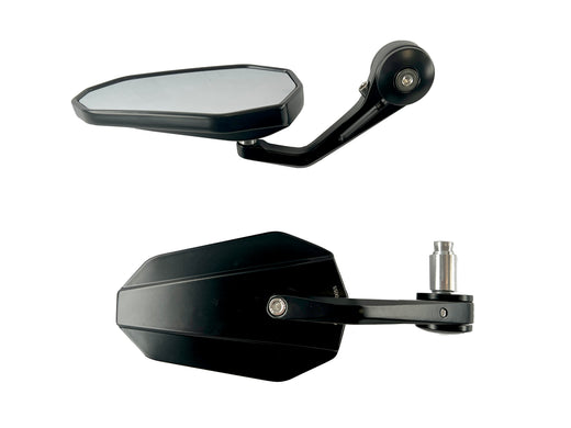 Handlebar end mirror 2 pieces [E-mark] - Universal mirror