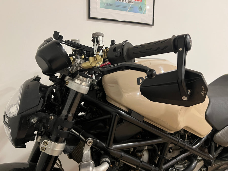 Rétroviseurs de guidon 2 pièces [E-mark] - Suzuki GSR 750 GSX-R600 vue en perspective