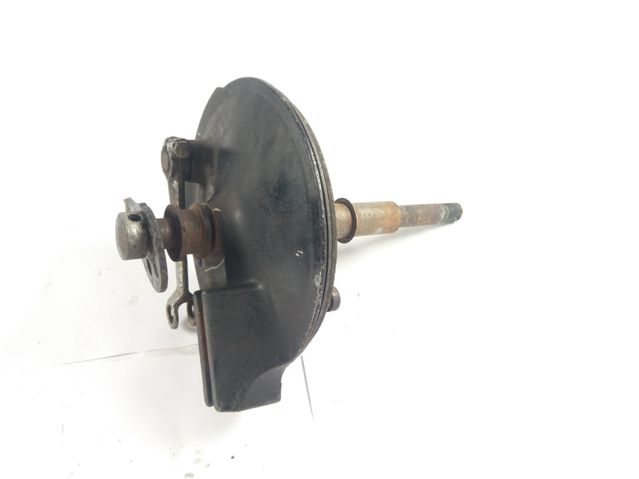 Yamaha DT 400 1R6 - Bremstrommel hinten mit Hinterachse