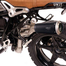 BMW R nineT 1200 Scrambler [2016-2023] - 1: 2: 1 hoher Schalldämpfer Titan mit geschweißtem Anblick