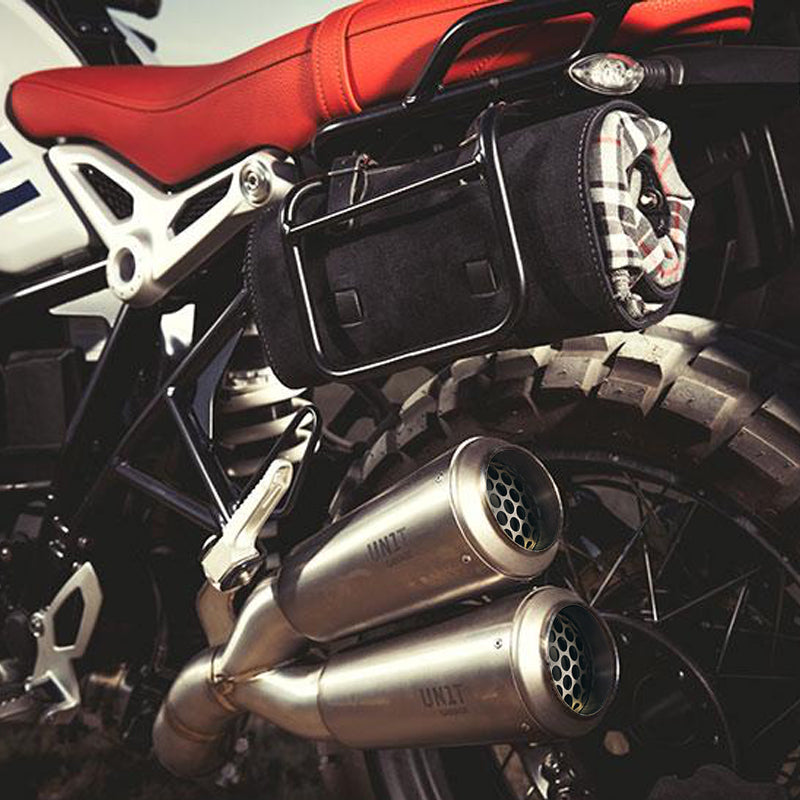 BMW R nineT 1200 Pure [2017-2023] - Doppelauspuff aus Titan mit sichtbaren Schweißnähten