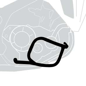 Kawasaki Z 1300 [1979-1989] - vue détaillée de l'arceau de protection moteur