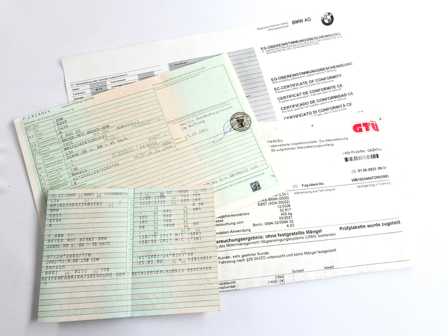 BMW F 800 ST [2006] - Rahmen mit Papieren Unfallfrei