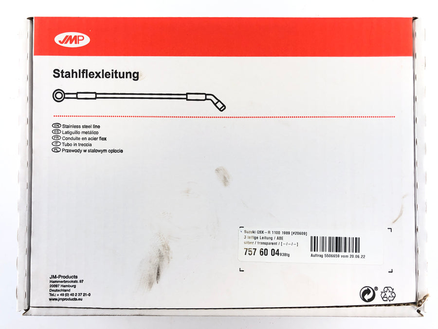 Suzuki GSX-R 1100 GV73B [1991] - Bremsleitung Stahlflex vorne Set neuwertig