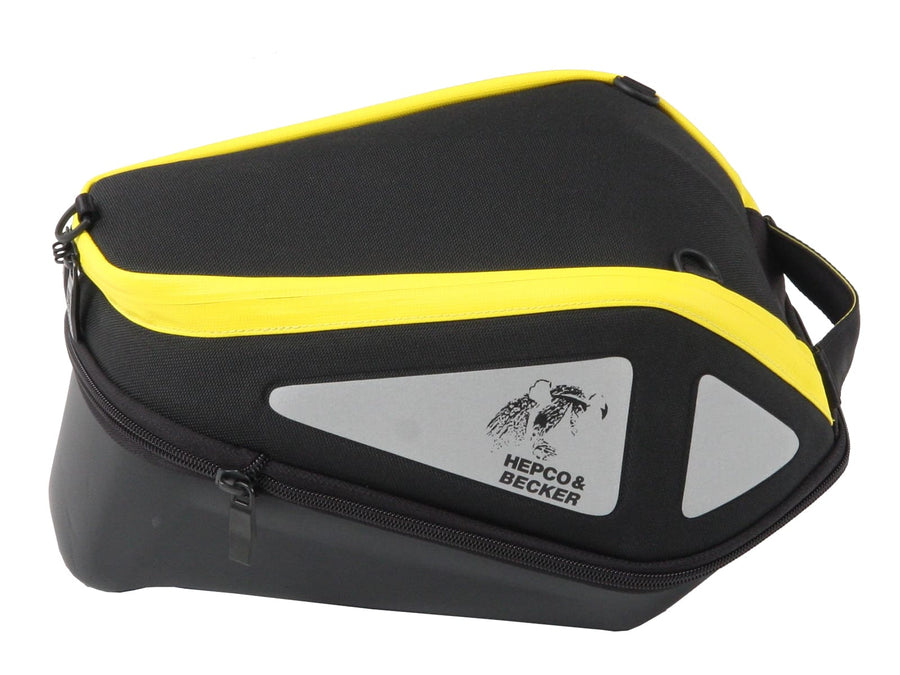 Sacoche de réservoir [Hepco & Becker] - Royster noir/jaune 5-8 litres – anneau de réservoir