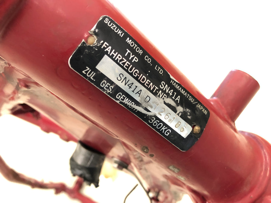 Suzuki DR 600 SN41A [1986] - cadre sans papiers