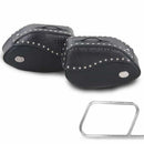 Motorcycle bag [Hepco & Becker] - saddlebags Ivory black - tube pannier holder