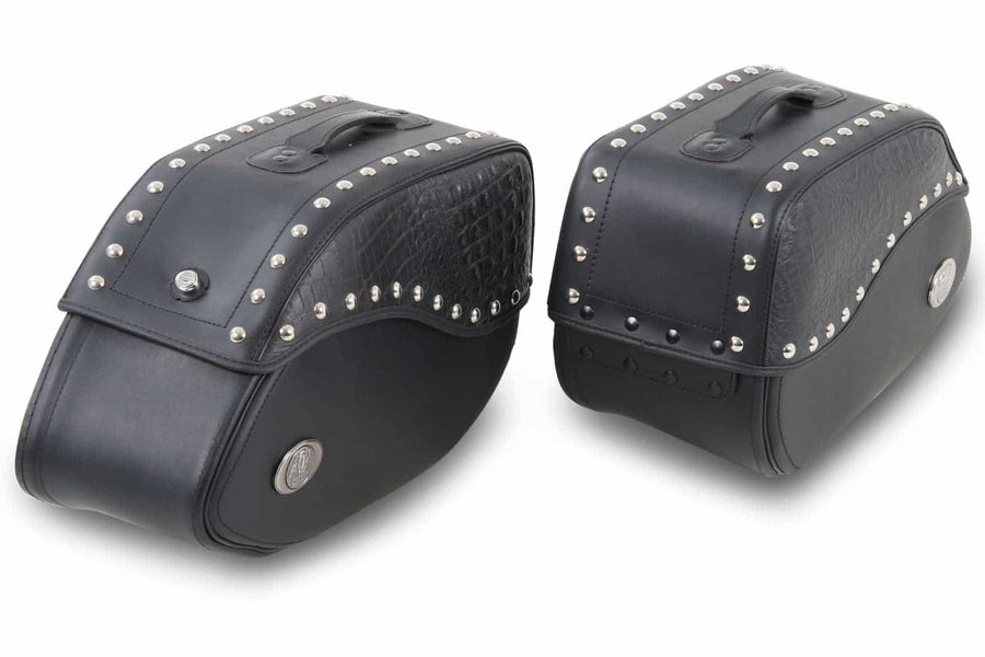 Motorcycle bag [Hepco & Becker] - saddlebags Ivory black - tube pannier holder