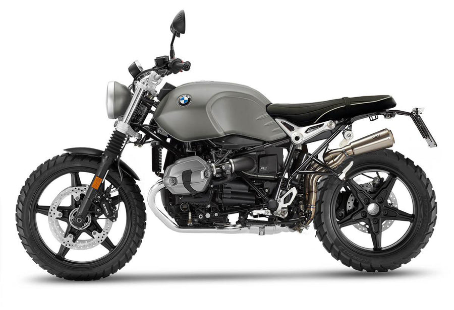 BMW R nineT 1200 Scrambler [2016-2023] - Zweisitzer-Sattel in Sky Black