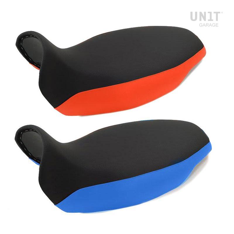 BMW R 1150 GS [1999-2004] - Langer Sattel – Schwarz/Orange oder Schwarz/Blau