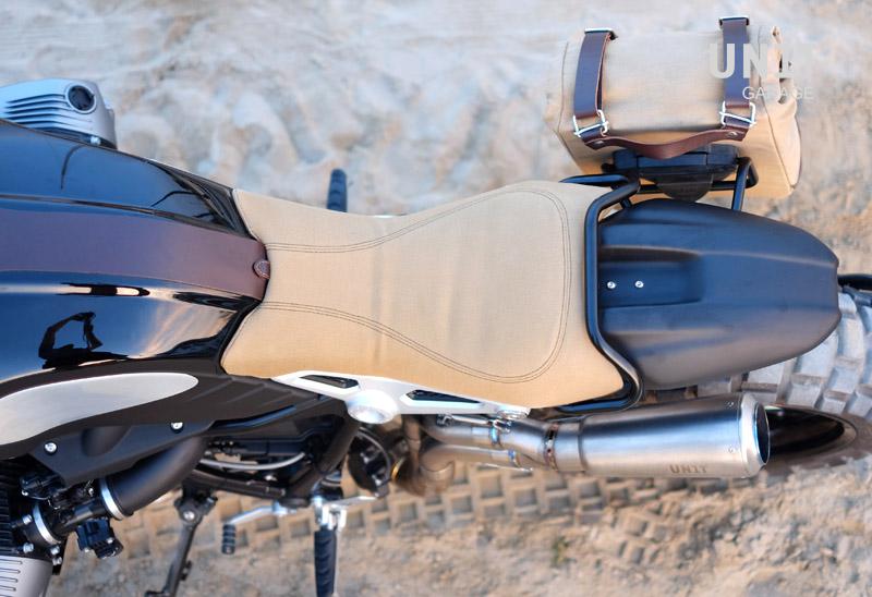 BMW R nineT 1200 Urban G/S (niedriger Auspuff) [2017-2023] - Einzelsitzbank aus Canvas