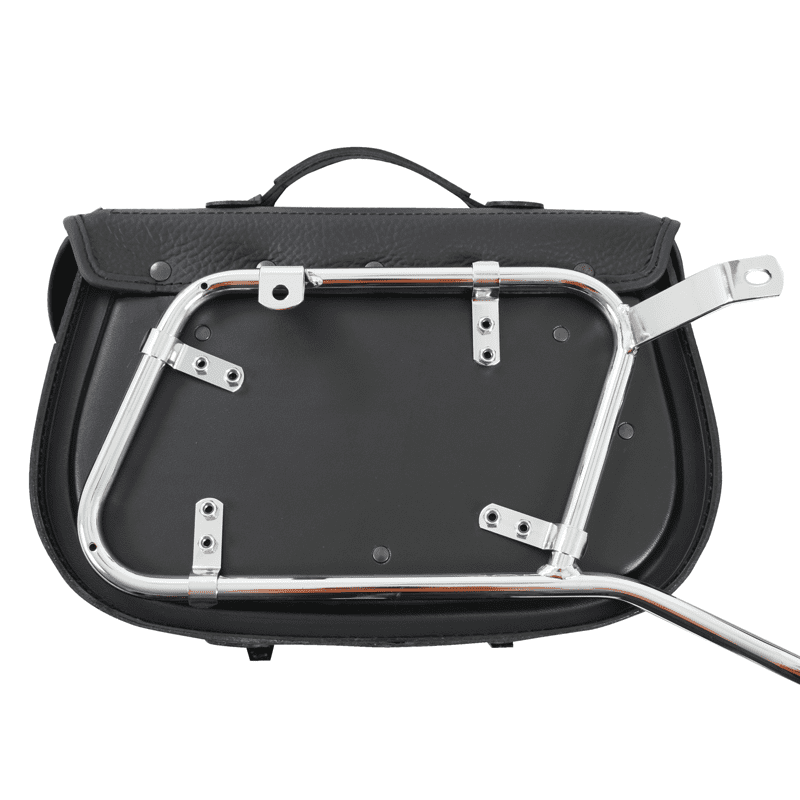 Motorcycle bag [Hepco & Becker] - saddlebags Ivory black - tube pannier holder