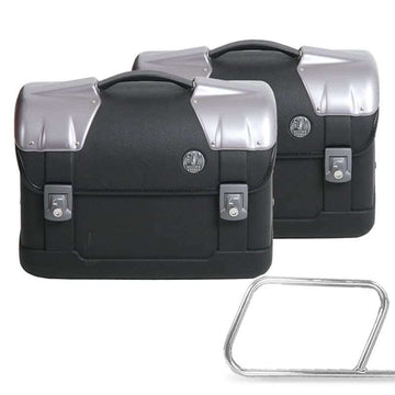 Valises latérales [Hepco & Becker] - Set de valises Strayker - support de valise tube