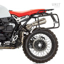BMW R nineT 1200 Pure [2017-2023] - Paar Cult-Seitentaschen aus Canvas 40L - 50L + Paar Aluminiumplatten + Atlas Aluminium Taschenrahmen