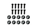 [WRS] - Windshield screw set M3x10 mm with nuts - view 1