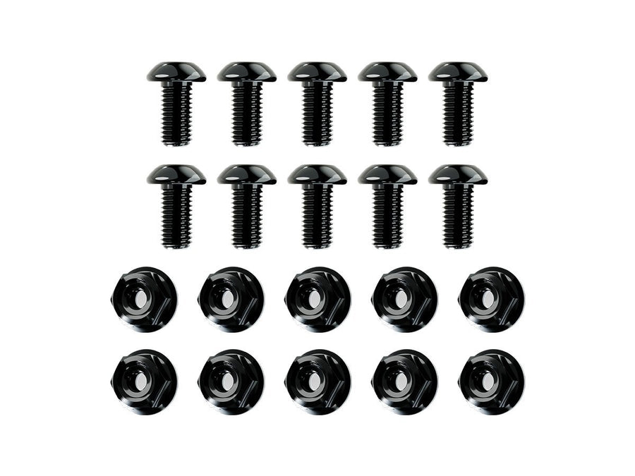 [WRS] - Windshield screw set M5x10 mm with nuts – view 1